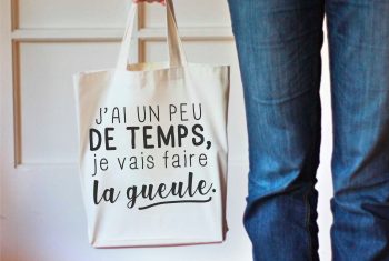 Tote bag en polyester personnalisable – Impression par sublimation